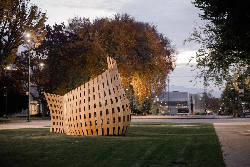 Wander Wood Pavilion by University of British Columbia