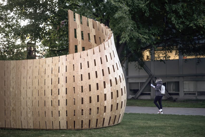 Wander Wood Pavilion by University of British Columbia
