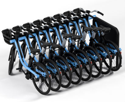Zoov and Eliumstudio launch electric share bikes that lock together