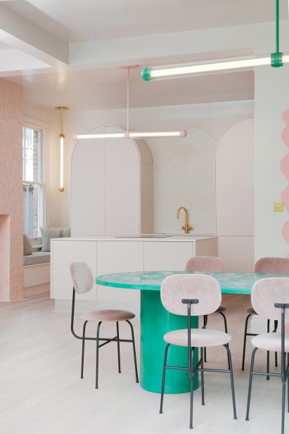 Interiors of 2LG Studio's Design House