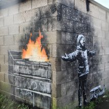 Season's Greetings by Banksy in Port Talbot