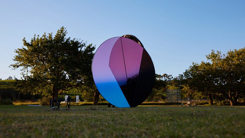 Folded Skies installation by Counterspace at Spier Light Art Festival