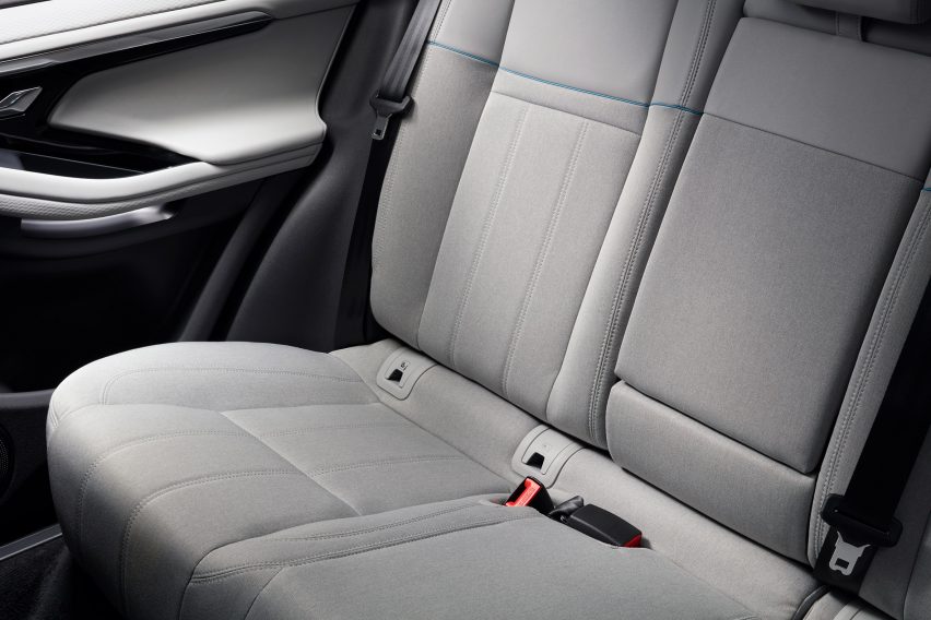 New Range Rover Evoque featuring Eucalyptus Melange upholstery