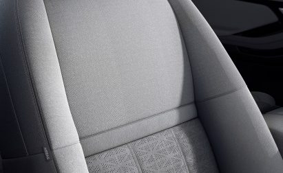 New Range Rover Evoque featuring Kvadrat wool-blend upholstery