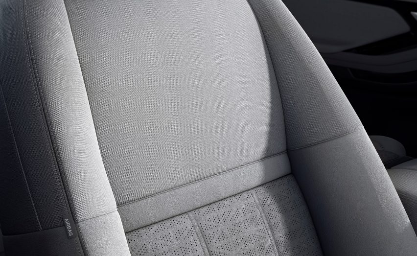 New Range Rover Evoque featuring Kvadrat wool-blend upholstery