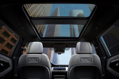 New Range Rover Evoque featuring Kvadrat wool-blend upholstery