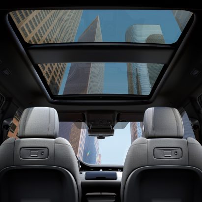 New Range Rover Evoque featuring Kvadrat wool-blend upholstery
