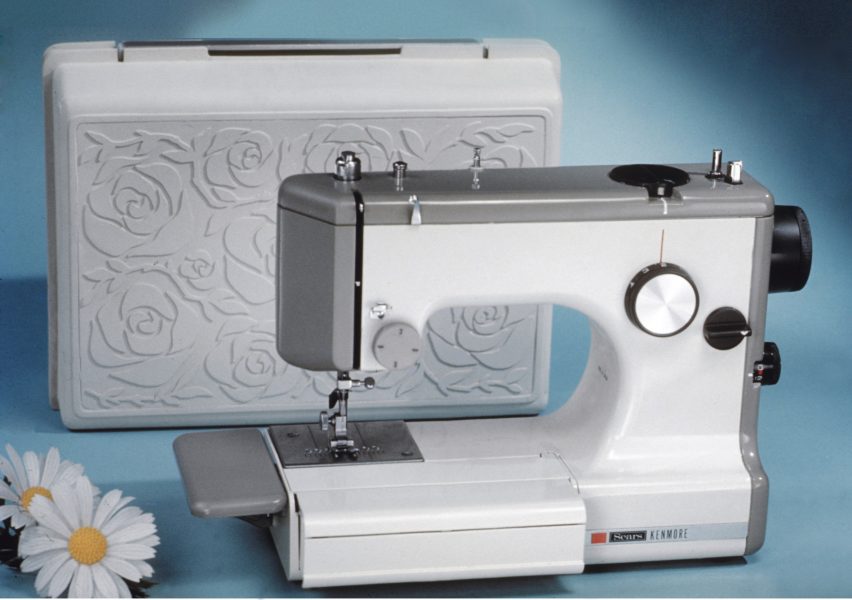 Compact Sewing Machine and Carrying Case by Charles Harrison