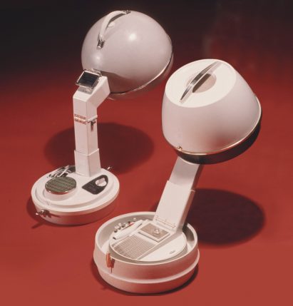 Hard Bonnet Tabletop Hair Dryer by Charles Harrison