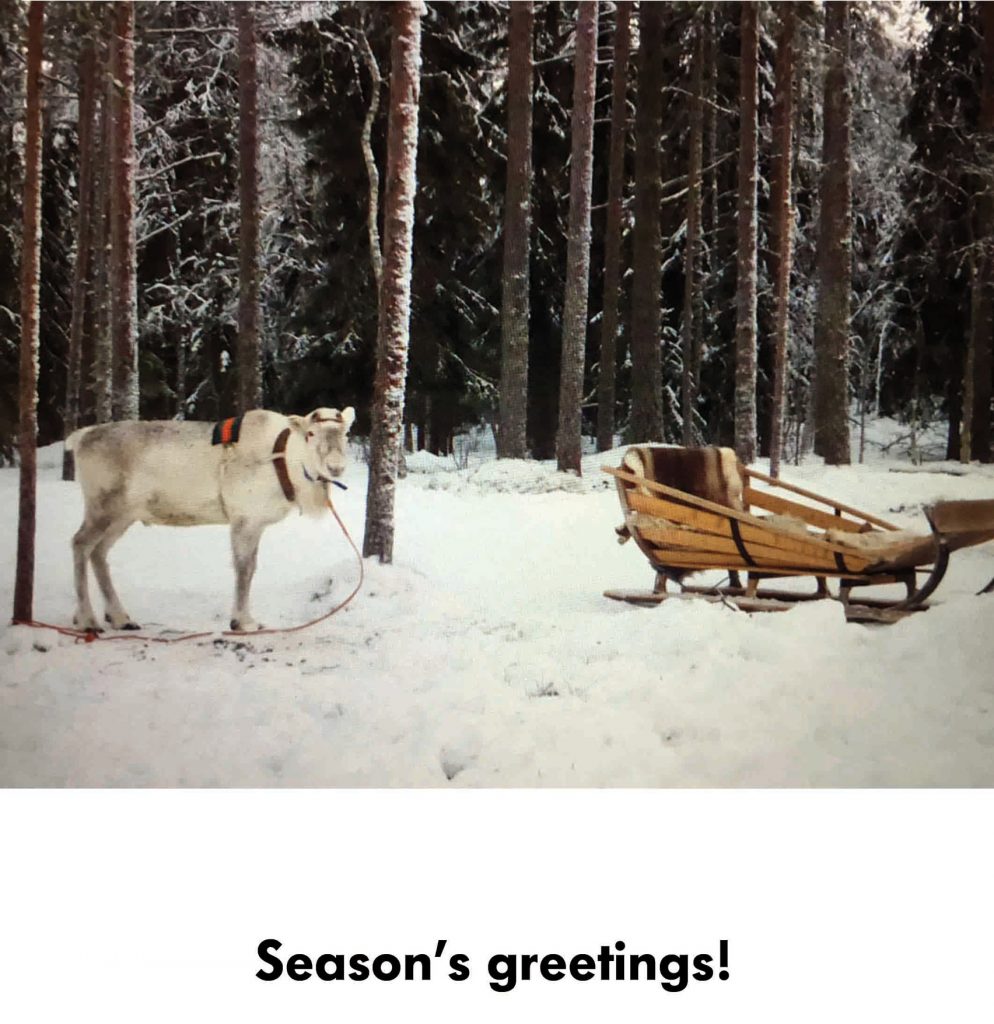 Nanimarquina's 2018 Christmas card