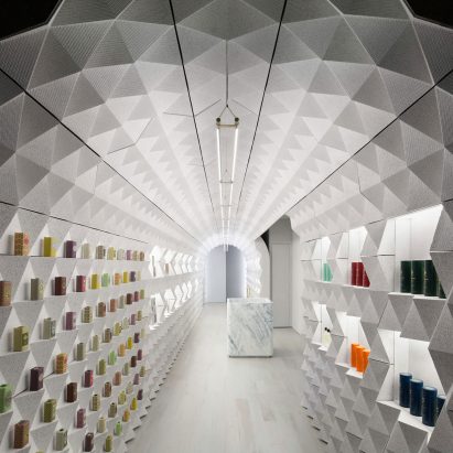 Claus Porto shop interior by Tacklebox