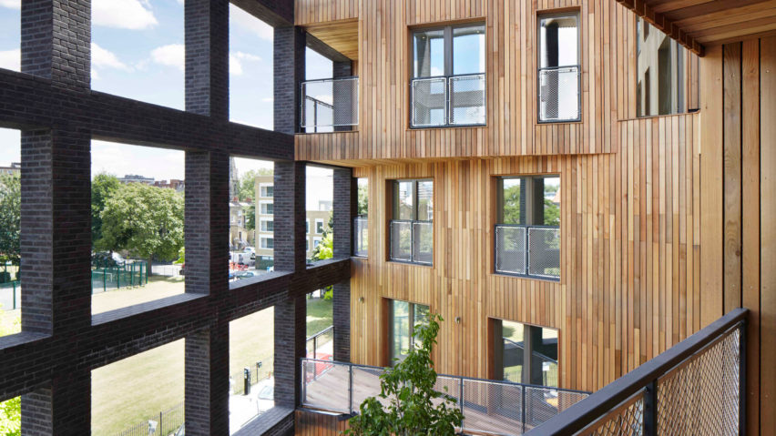 The Cube by Hawkins\Brown. Photograph is by Jack Hobhouse