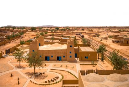 Dandaji Mosque by Atelier Masomi in Western Niger, Africa