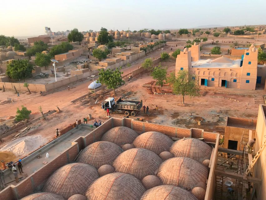 Dandaji Mosque by Atelier Masomi in Western Niger, Africa