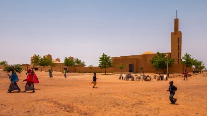 Dandaji Mosque by Atelier Masomi in Western Niger, Africa
