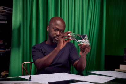 David Adjaye fashion award trophy