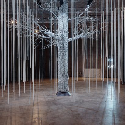 The events concept for the inaugural Dezeen Awards ceremony was designed by architect Sarah Izod