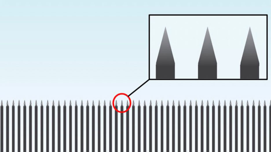 Visualisation of Donald Trump's proposed Steel Slat Barrier for the US-Mexico border