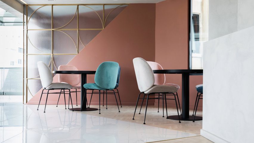 Fluo creates rooftop bar and breakfast room at Evripidis hotel in Athens