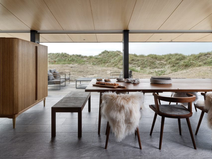 Interior of Fano House by Knud Holscher