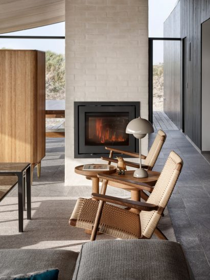 Interior of Fano House by Knud Holscher