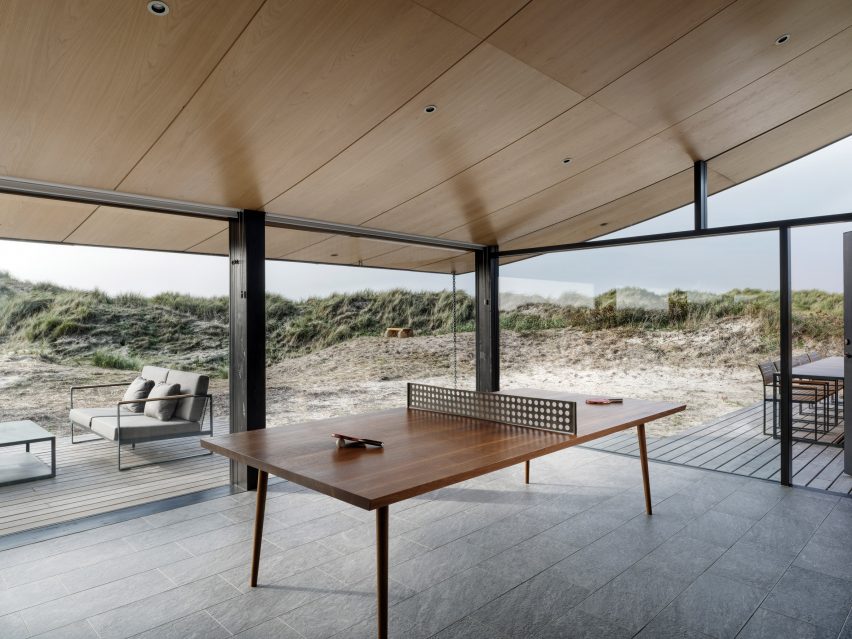 Interior of Fano House by Knud Holscher