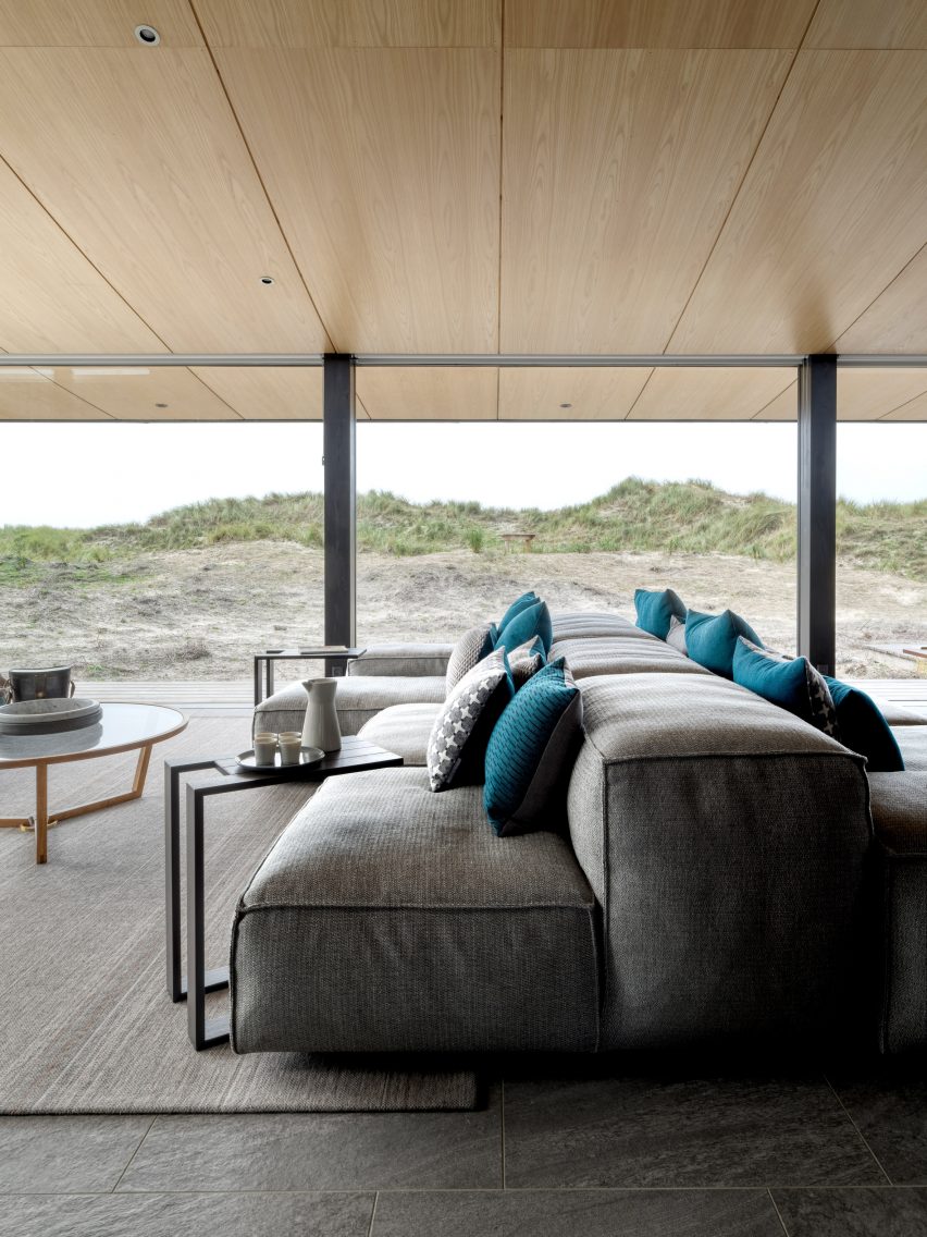 Interior of Fano House by Knud Holscher