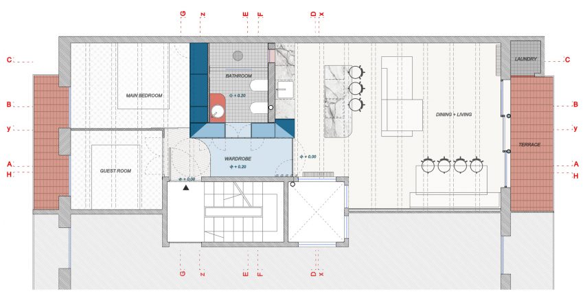 Font 6 apartment by Colombo and Serboli Architecture