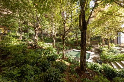 Landscape architecture in the Ford Foundation Atrium, New York City