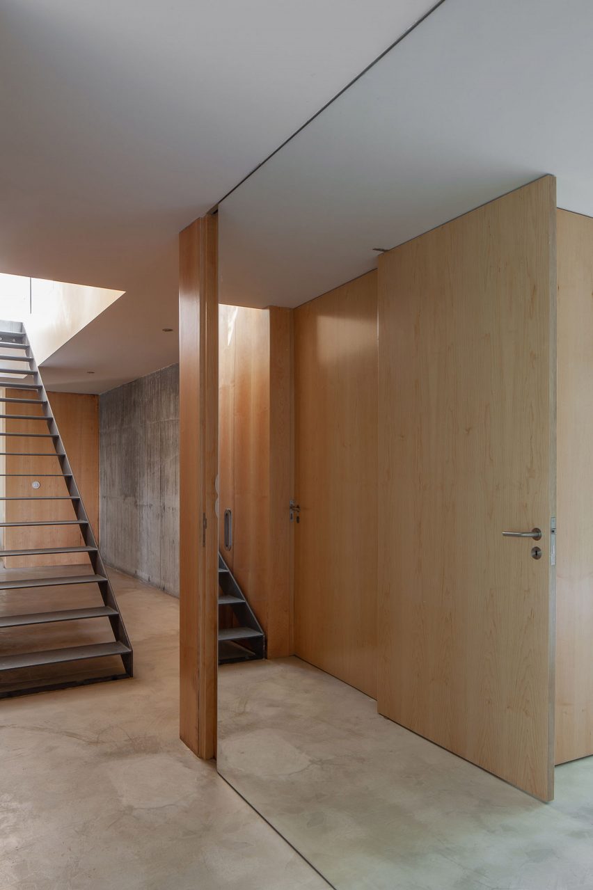 Interiors of Forja House by Pablo Pita Architects