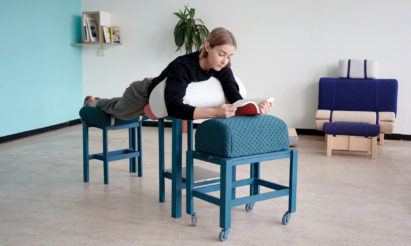 Geoffrey Pascal's Grafeiphobia office furniture collection imitates being in bed