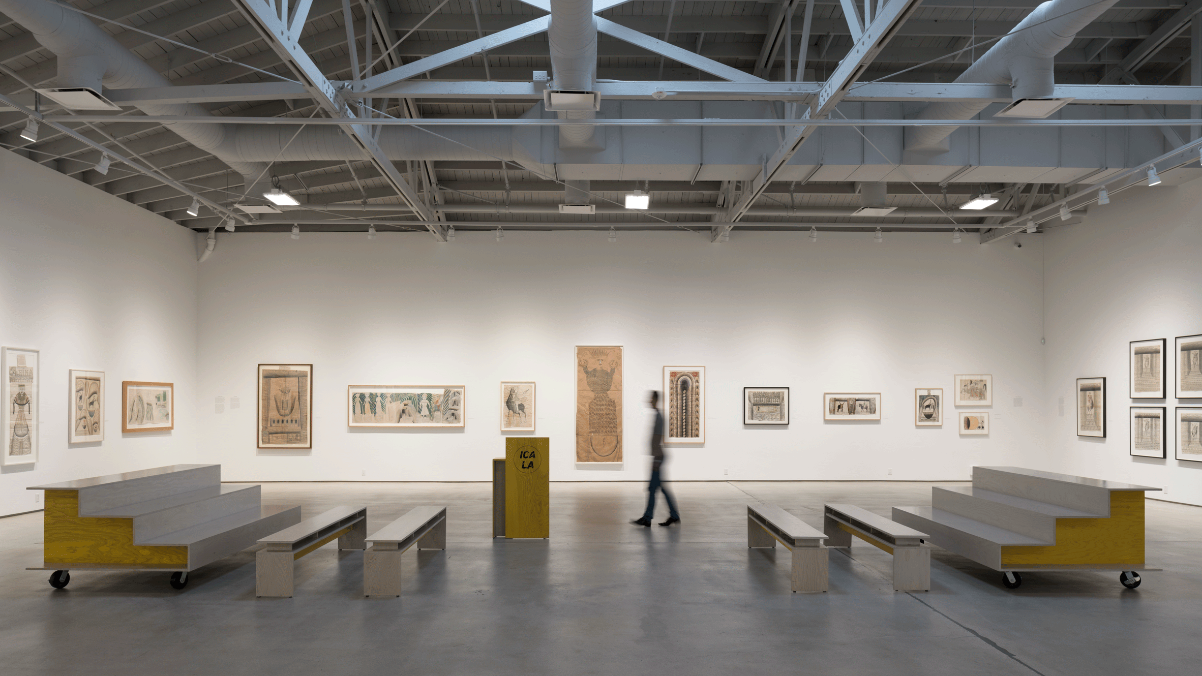 Interior of Institute of Contemporary Art Los Angeles