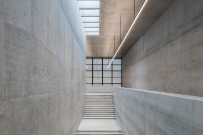 Interior of James Simon Galerie in Berlin by David Chipperfield Architects