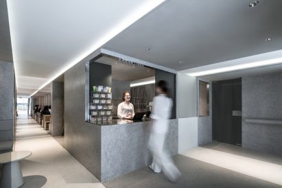 Interiors of LePur cafe by Lukstudio