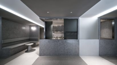 Interiors of LePur cafe by Lukstudio