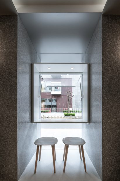 Interiors of LePur cafe by Lukstudio
