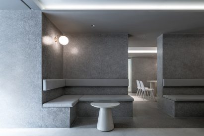 Interiors of LePur cafe by Lukstudio