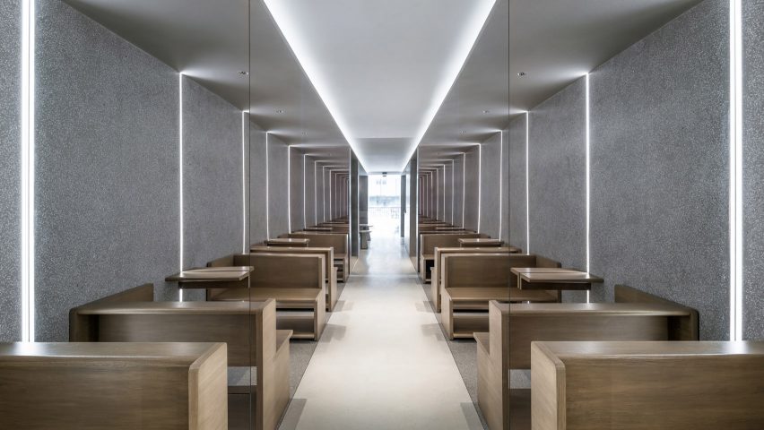 Interiors of LePur cafe by Lukstudio