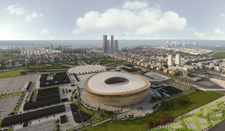 Lusail Stadium for FIFA World Cup 2022 in Qatar by Foster + Partners