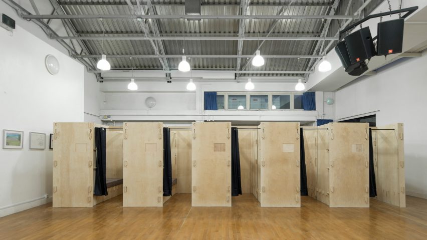 Commonweal Pods to provide beds for homeless people, London, by Reed Watts