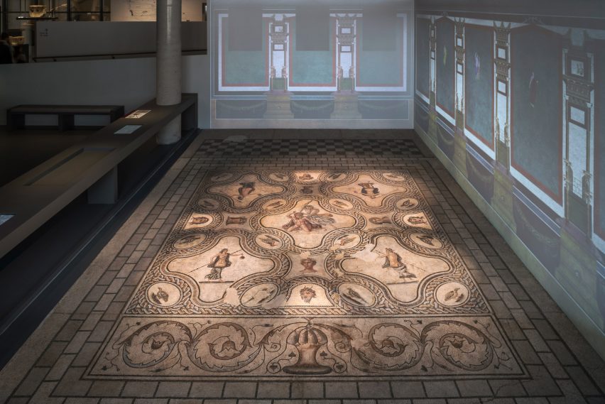 Interiors of Musée de la Romanité of Nîmes by Elizabeth de Portzamparc