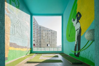 Interior photo of the Future Towers by MVRDV in Pune, India