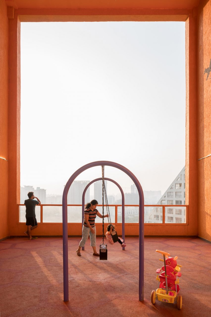 Interior photo of the Future Towers by MVRDV in Pune, India