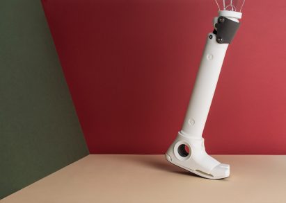 Circleg recycled plastic prosthetic leg