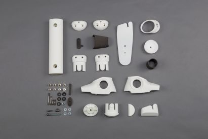 Circleg recycled plastic prosthetic leg