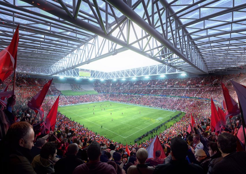 Feyenoord Stadium in Rotterdam by OMA