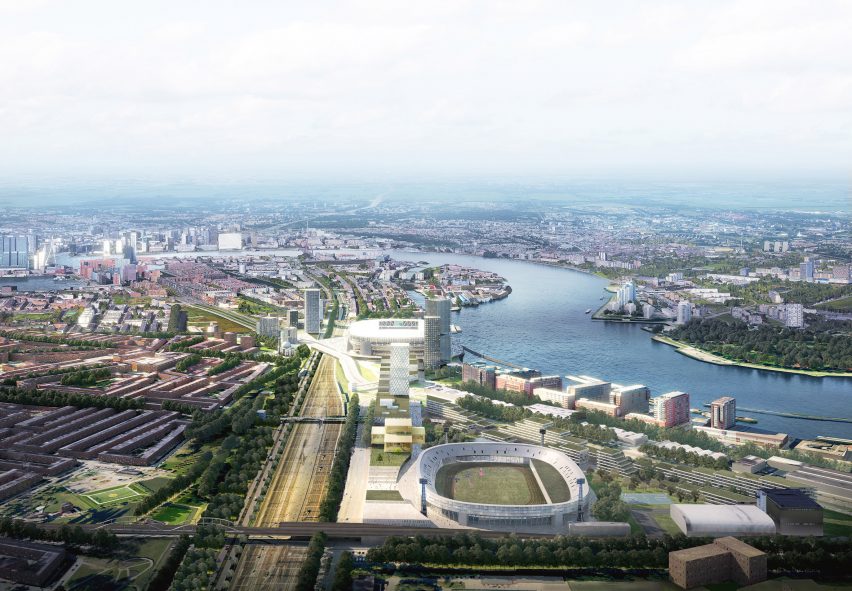 Feyenoord Stadium in Rotterdam by OMA