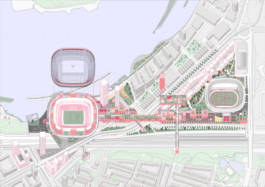 Feyenoord Stadium in Rotterdam by OMA