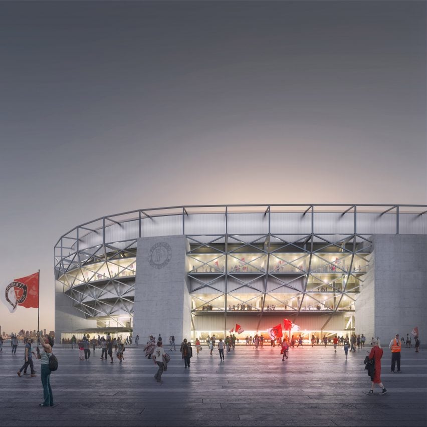 Feyenoord Stadium in Rotterdam by OMA