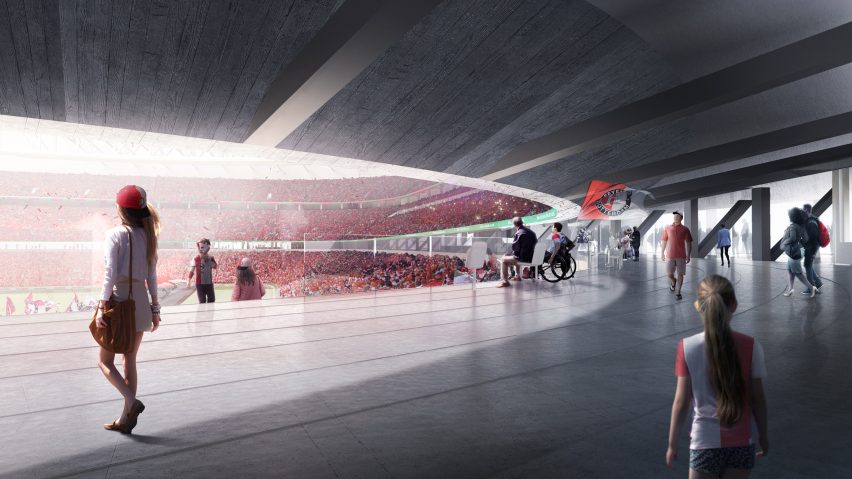 Feyenoord Stadium in Rotterdam by OMA